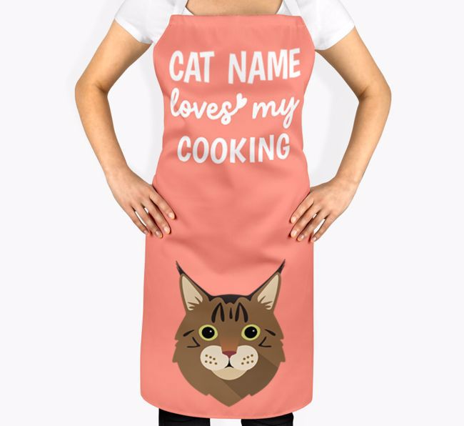 Loves My Cooking: Personalized {breedShortName} Apron